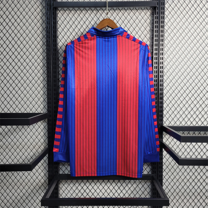 1991-92 FC Barcelona 1a Equipación Manga Larga