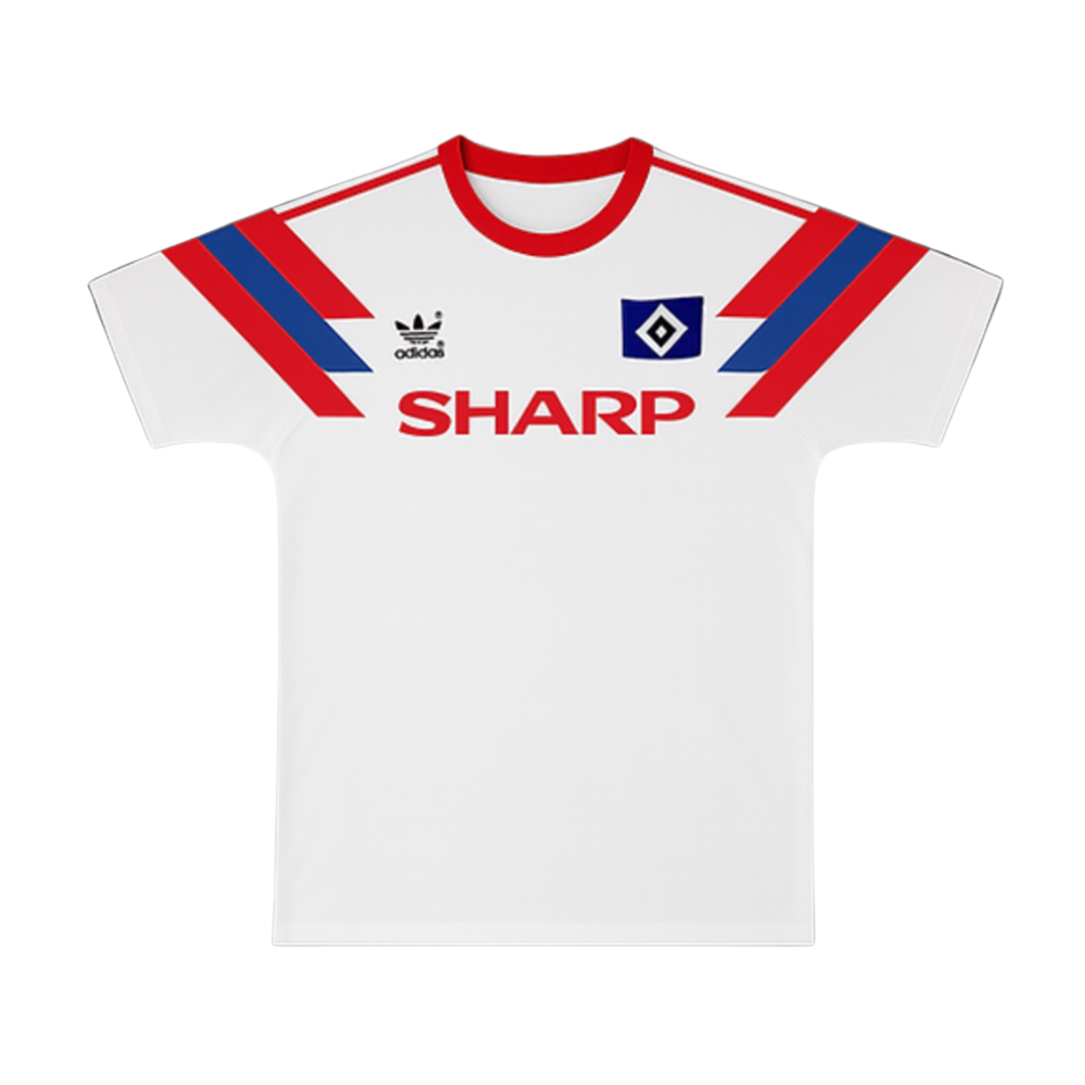 1990-91 Hamburger SV 1a Equipación