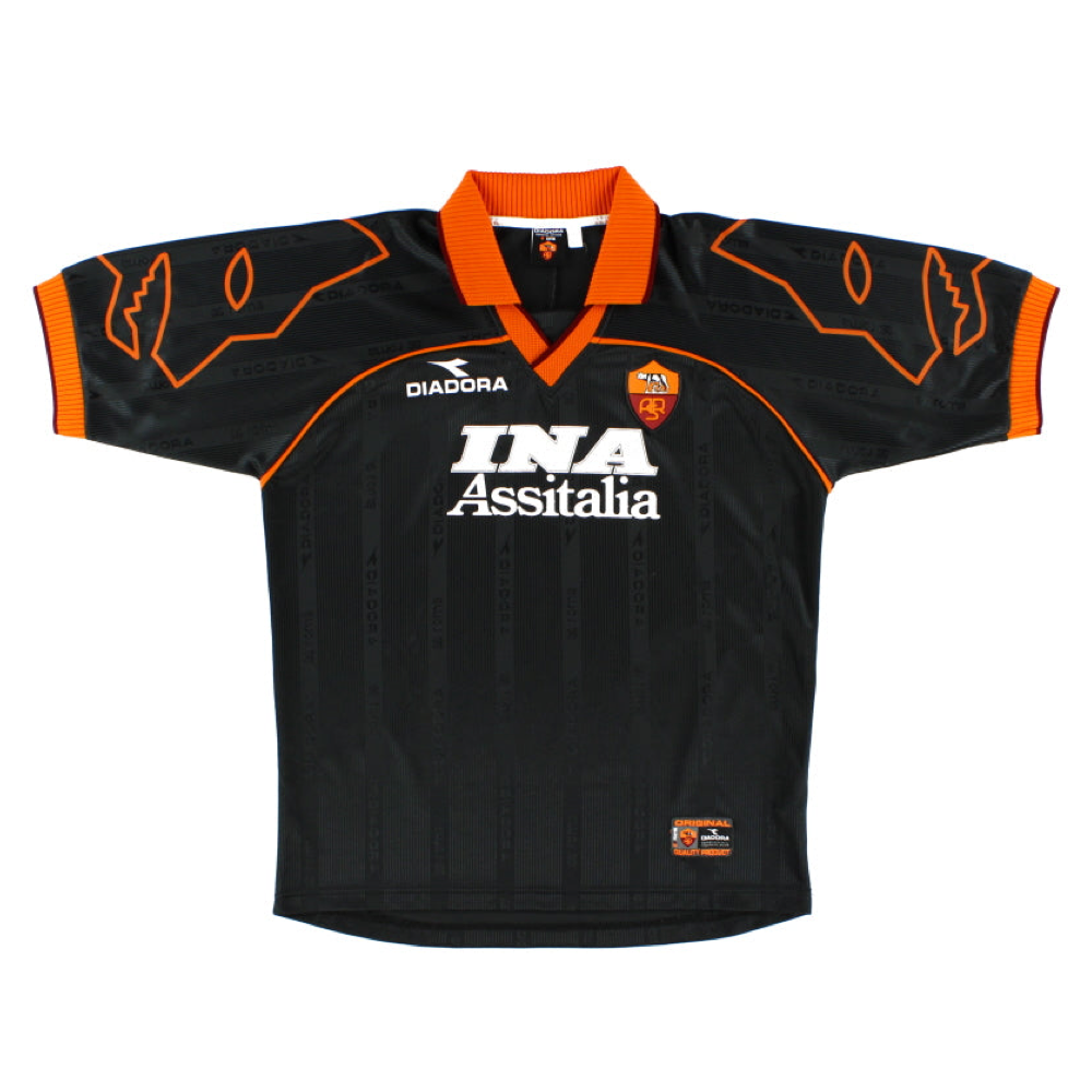 1999-00 AS Roma 2a Equipación