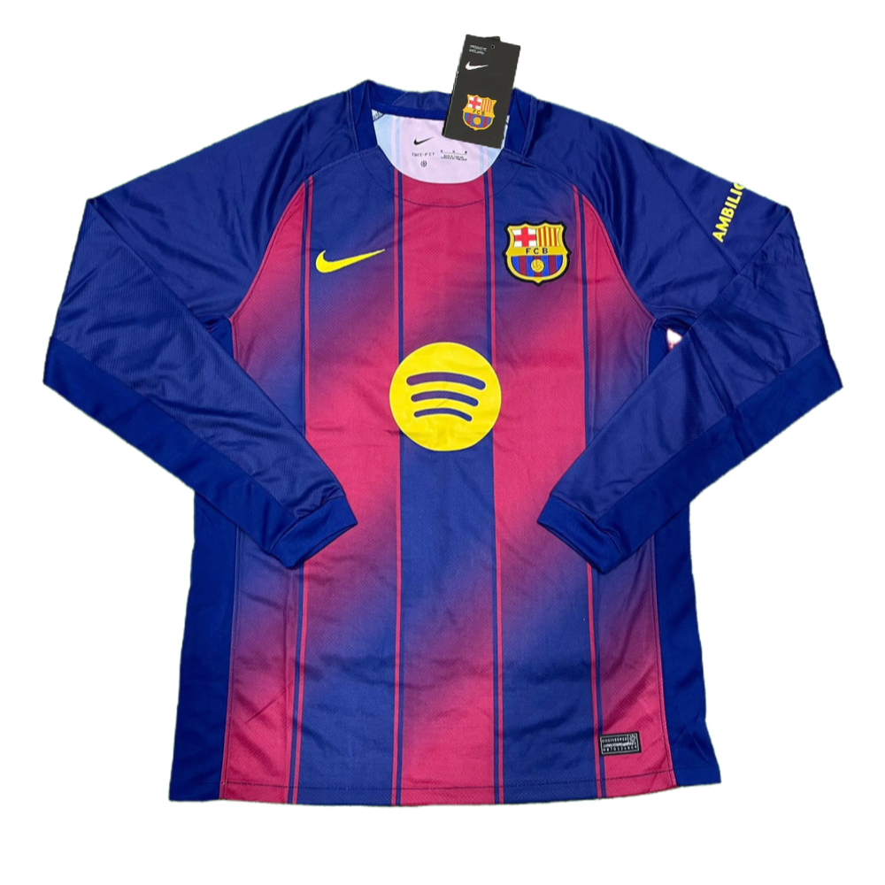 2025-26 FC Barcelona 1a Equipación Manga Larga