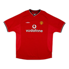 2000-02 Manchester United FC 1a Equipación