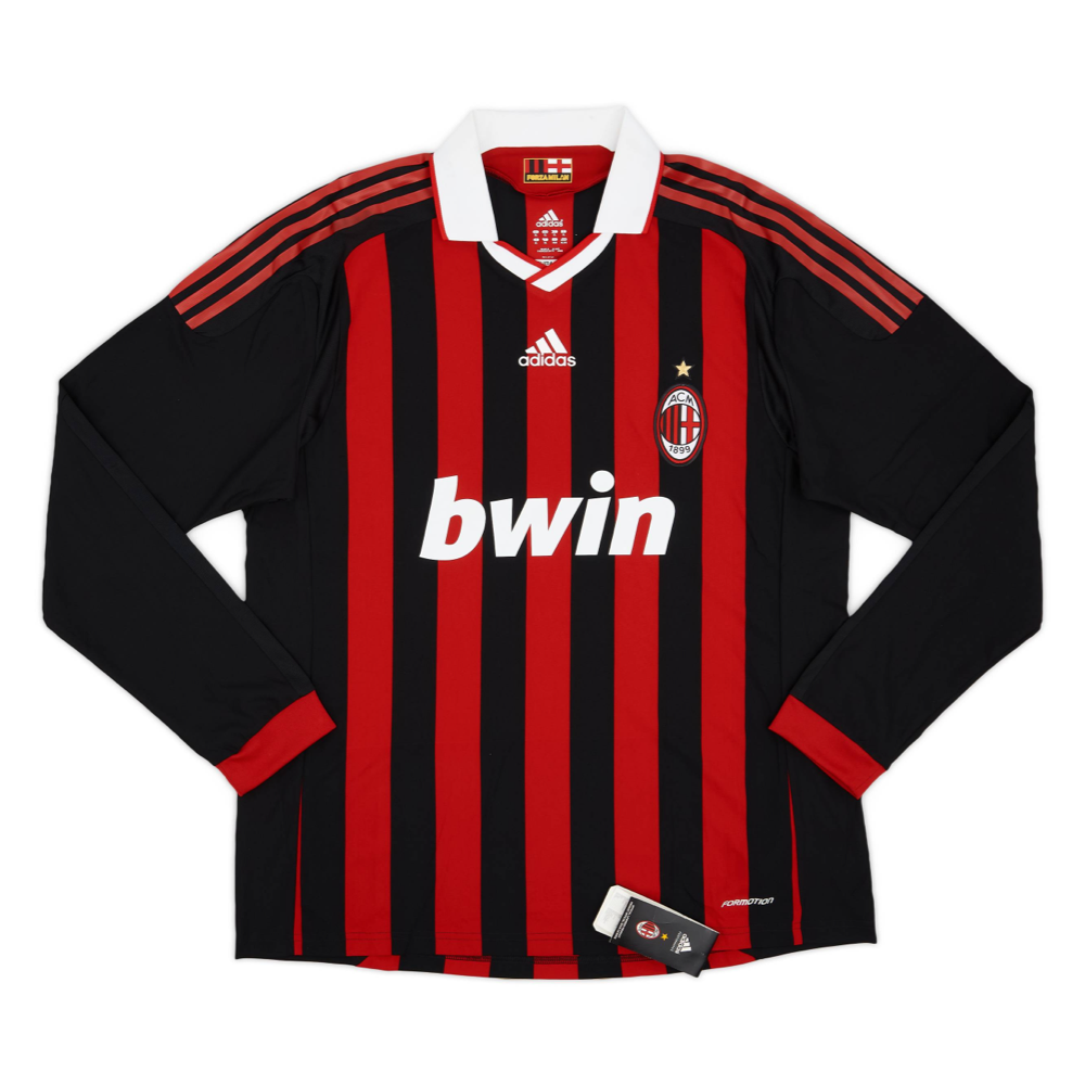 2009-10 AC Milan 1a Equipación Manga Larga