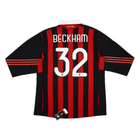 2009-10 AC Milan 1a Equipación Manga Larga