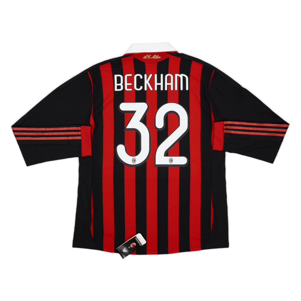 2009-10 AC Milan 1a Equipación Manga Larga