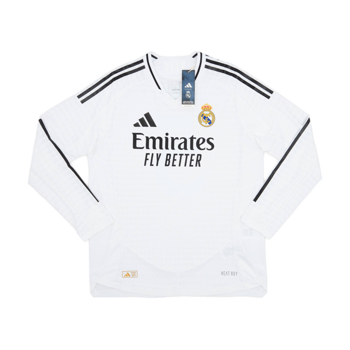 2024-25 Real Madrid CF 1a Equipación Manga Larga