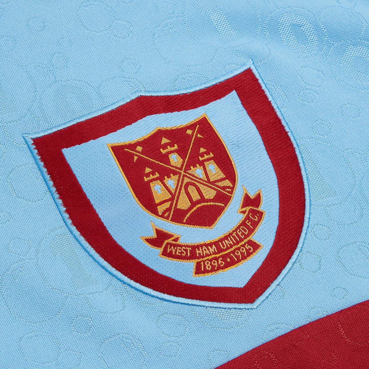 1995-97 West Ham United FC 2a Equipación Manga Larga
