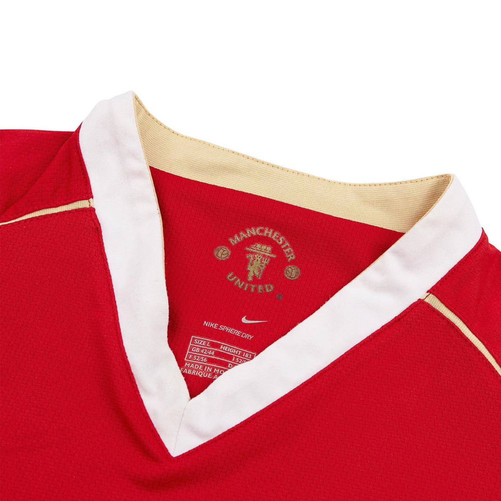 2006-07 Manchester United FC 1a Equipación Manga Larga